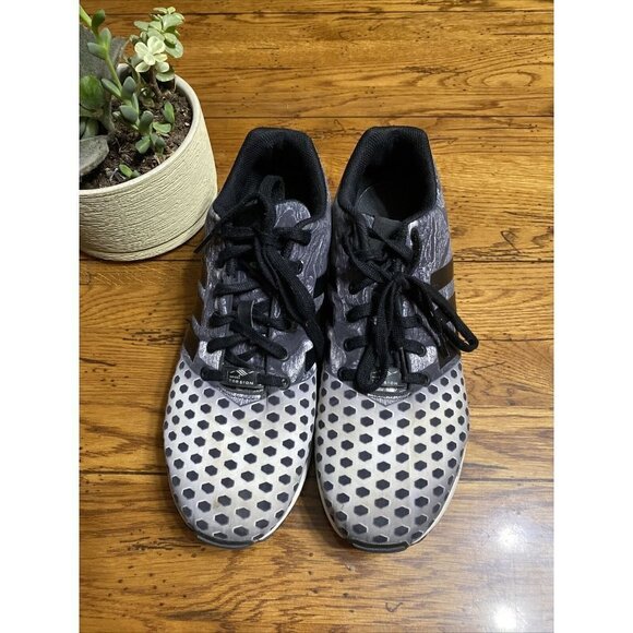 Mens ADIDAS ZX FLUX in colors BLACK / BLACK / FTW WHITE SIZE 10.5 main image 5